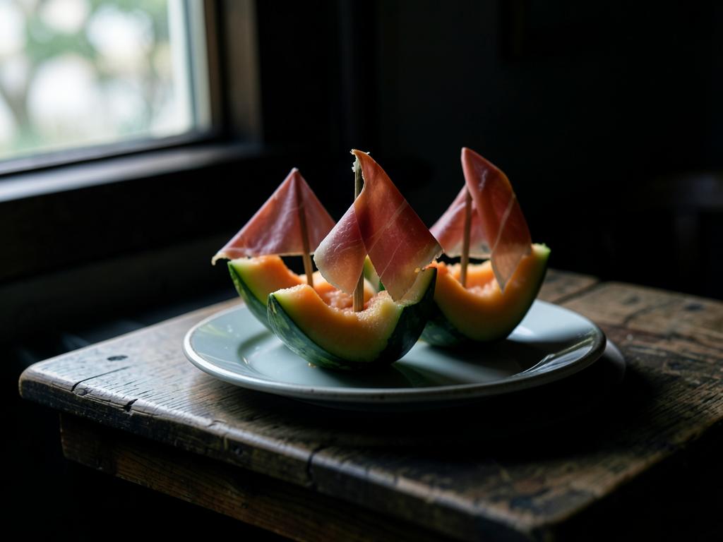 Melonilaivat parmankinkkupurjeilla