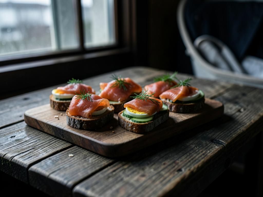 Pohjoismaiset avoimet voileivät